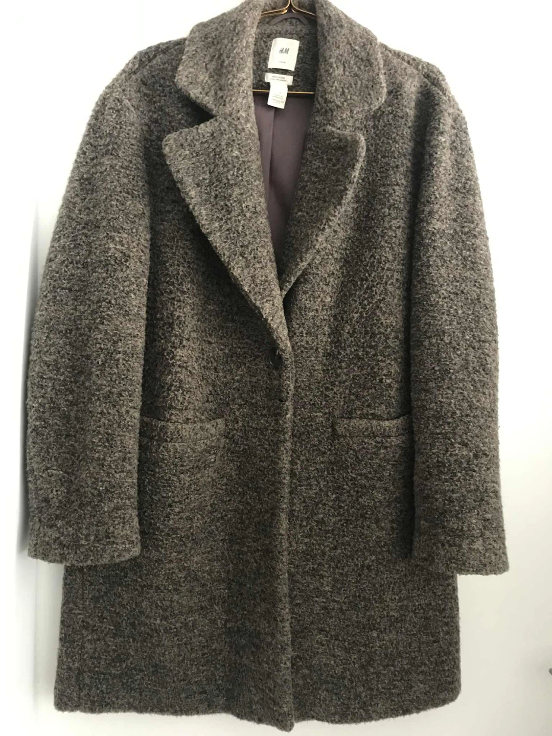 H&M Wool Blend Coat - Size M