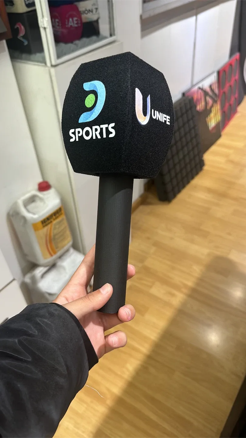 Microphone foam cub Personalized image indicator(2)