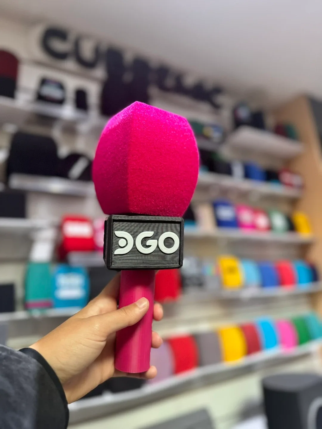 Microphone foam cub Personalized image indicator(3)