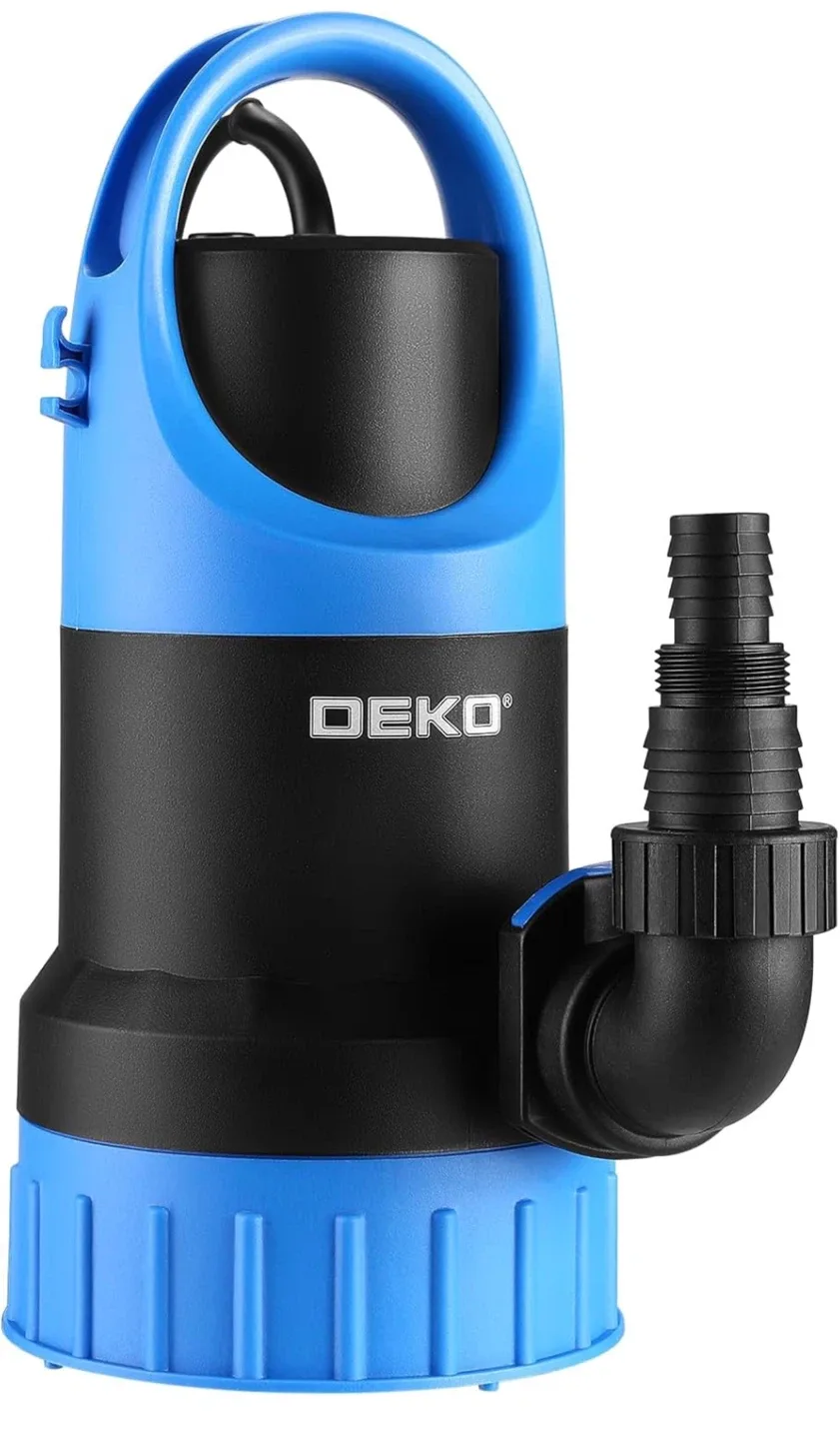 DEKO 1HP 4500 GPH Submersible Water Pump image indicator(4)
