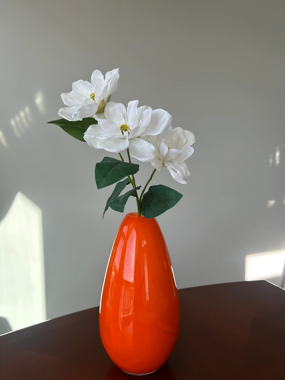 Orange Glass Vase - photo 2