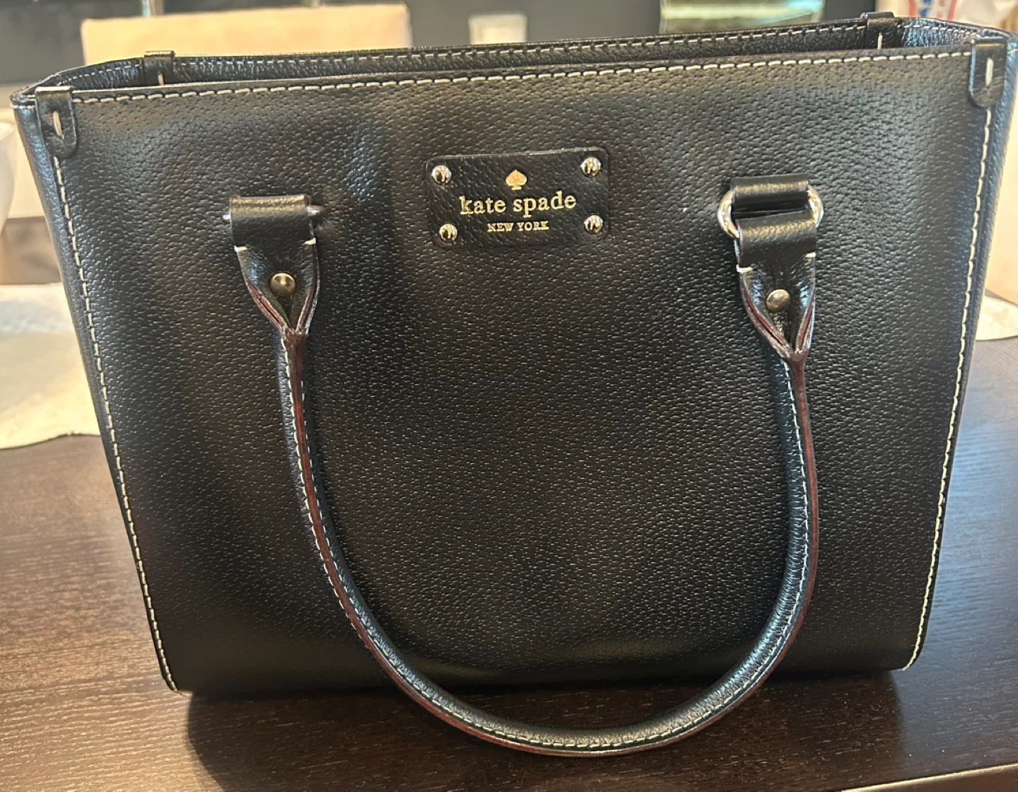 Kate Spade Black Leather Handbag