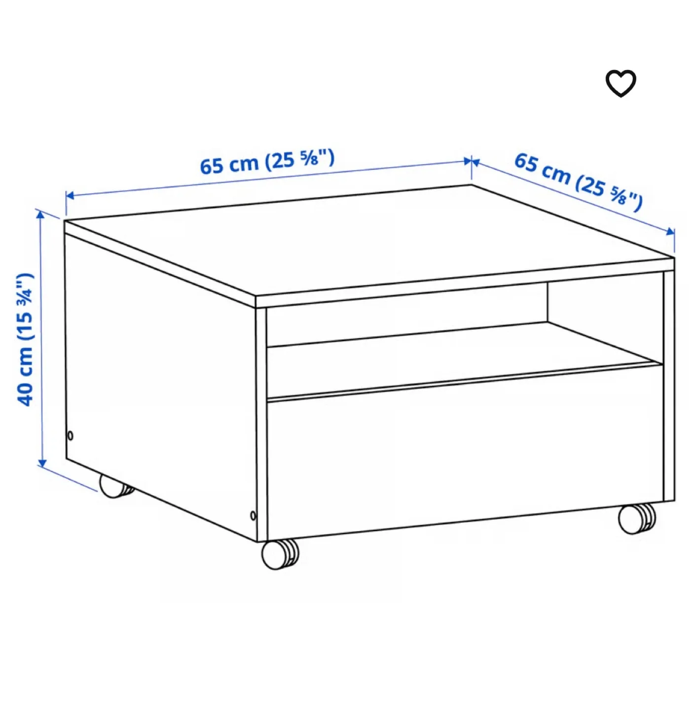 White Coffee Table with Glass Top image indicator(6)