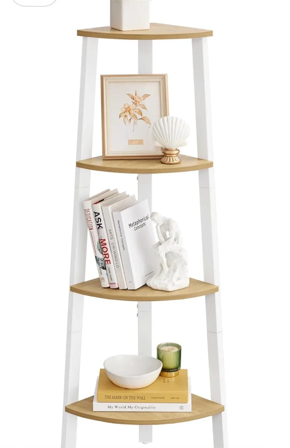 VASAGLE Corner Shelf Storage, 4-Tier thumbnail
