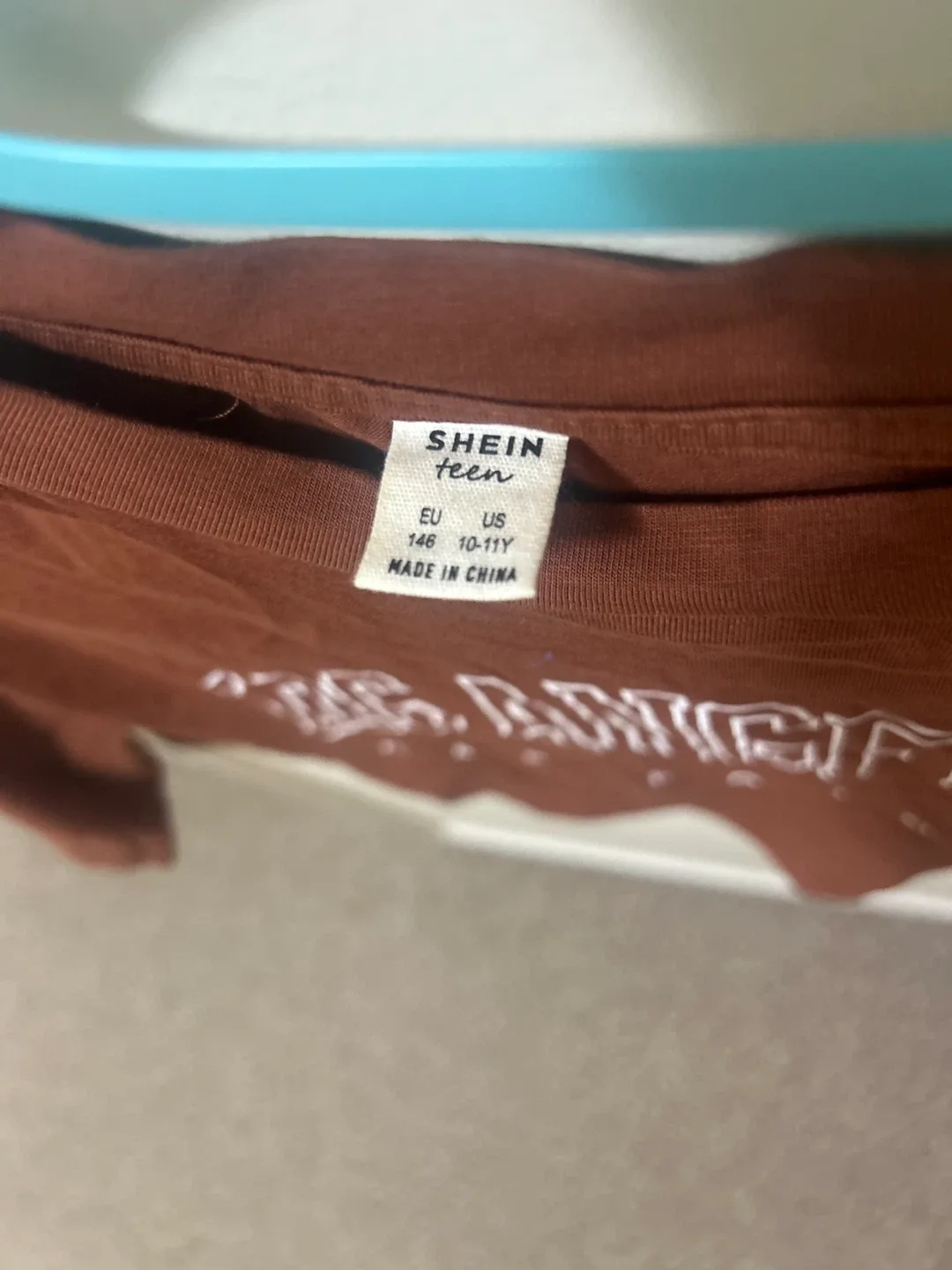 SHEIN Teen Brown Los Angeles Crop Top (Size 10-11Y) image indicator(3)