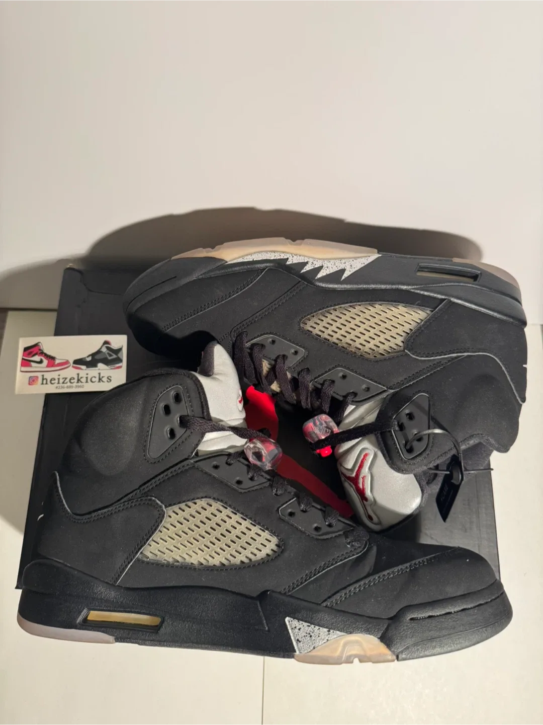 Jordan 5 Metallic Silver size 11.5 image indicator(6)