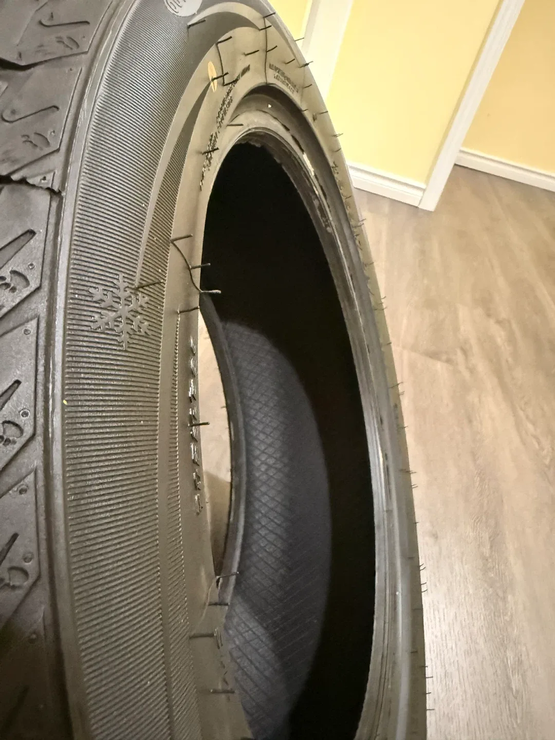 2 Ice Pioneer 868 tires, size 215/55R17. image indicator(2)