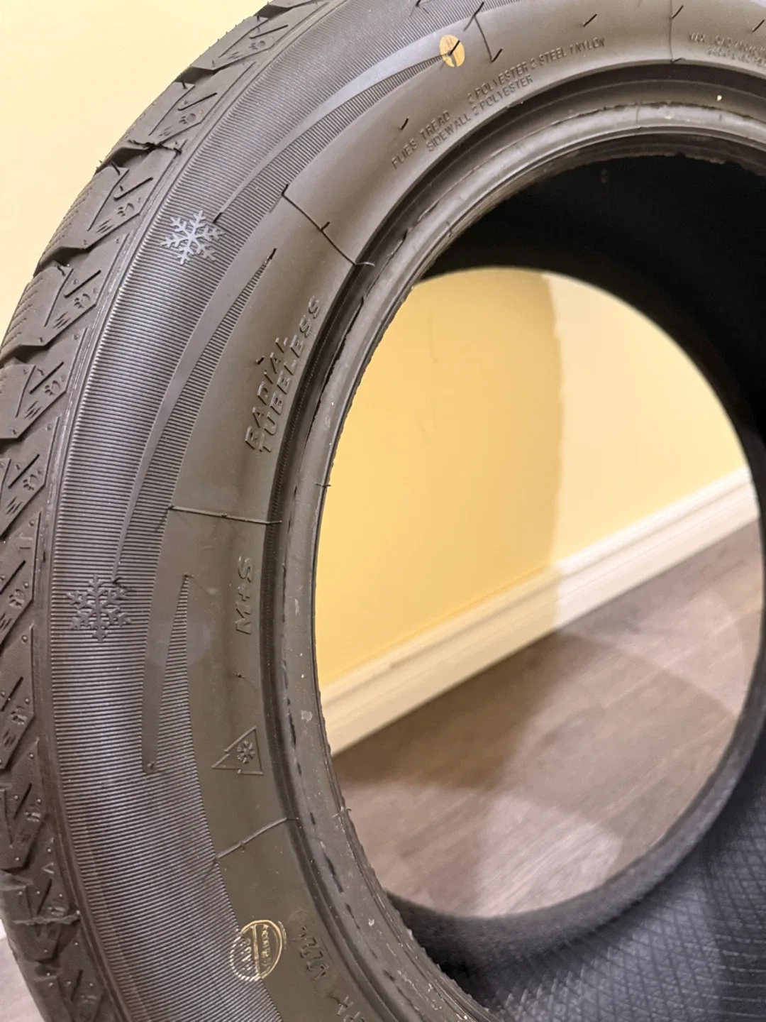 2 Ice Pioneer 868 tires, size 215/55R17. image indicator(4)