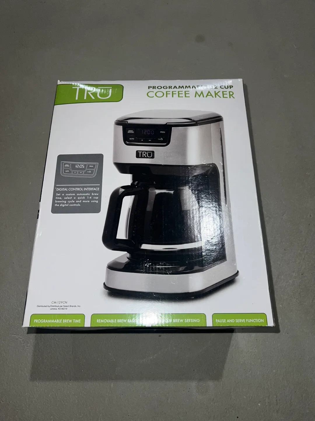 TRU Programmable 12 Cup Coffee Maker - New in Box! image indicator(2)