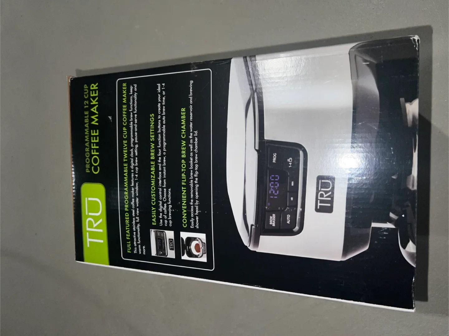 TRU Programmable 12 Cup Coffee Maker - New in Box! image indicator(3)