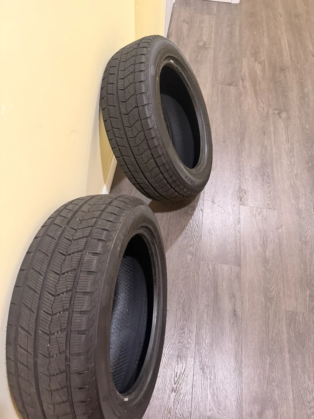 2 Ice Pioneer 868 tires, size 215/55R17. image indicator(10)