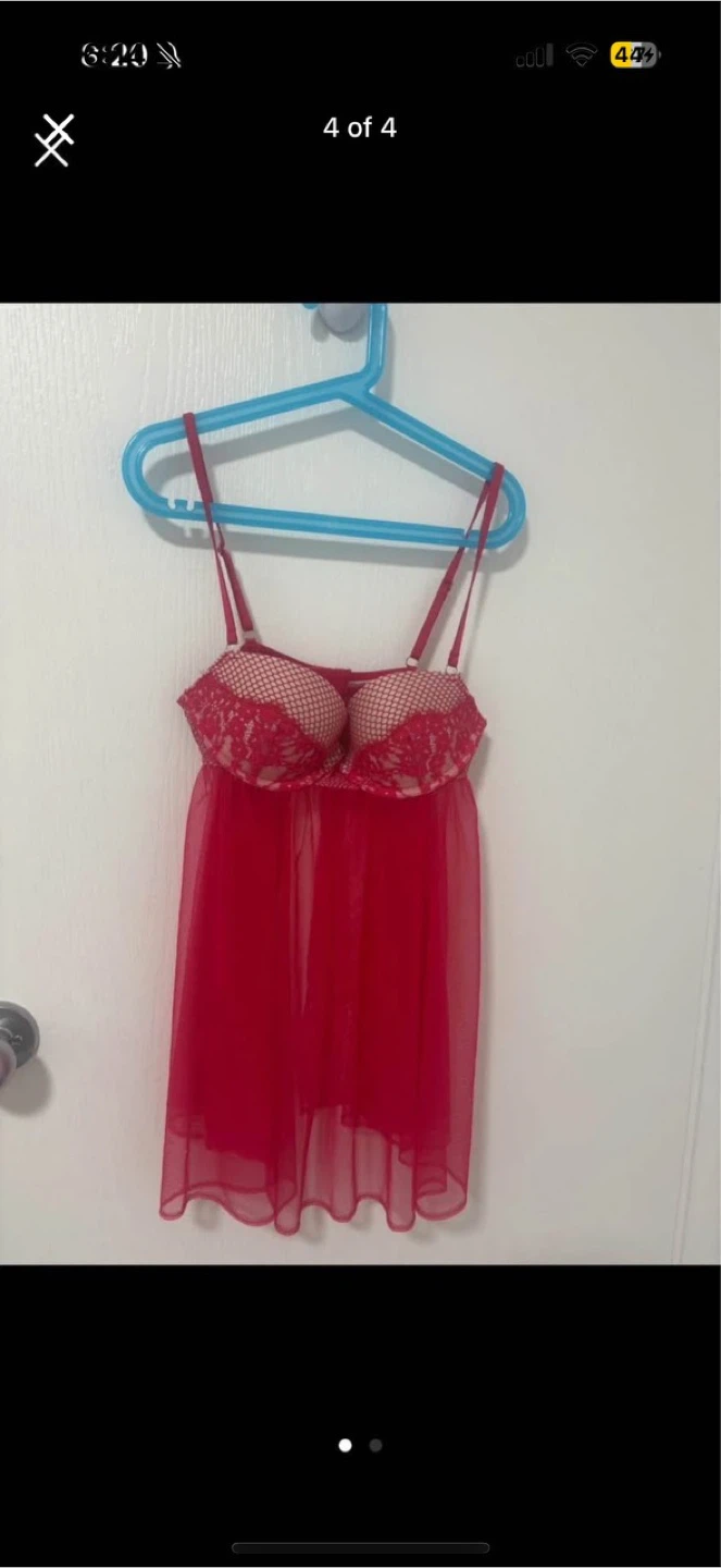 Victoria's Secret Red Babydoll - Size 34B - photo 3