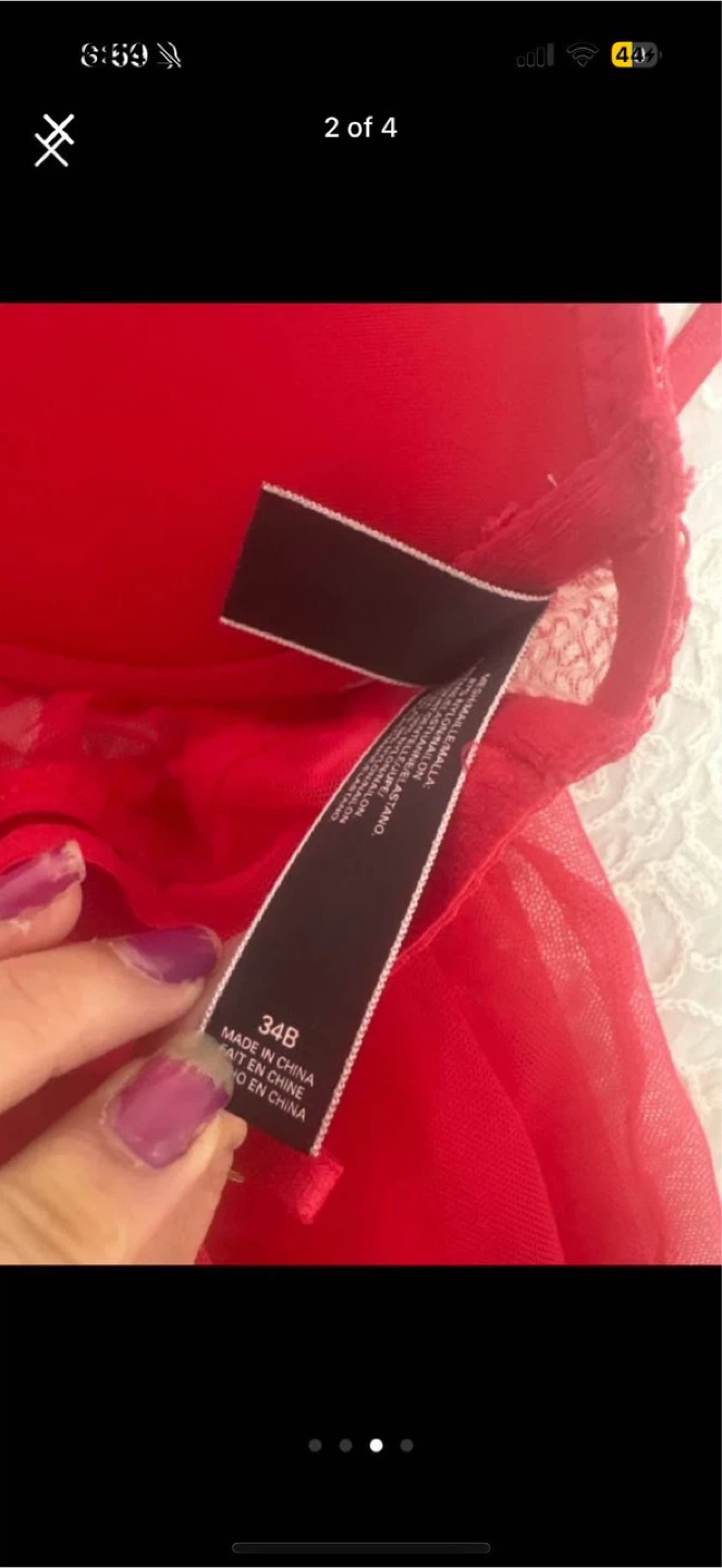 Victoria's Secret Red Babydoll - Size 34B
