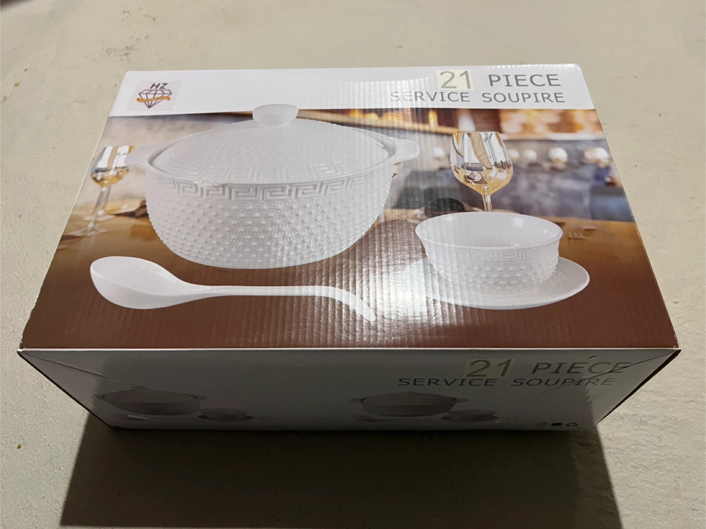 21 Piece Service Soupire Set - New in Box