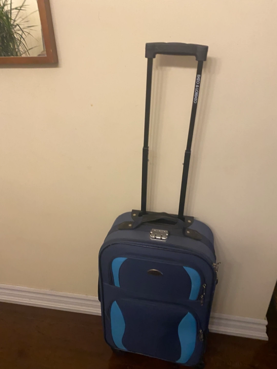 Enzo & Lorenzo Carry-on Suitcase - Blue