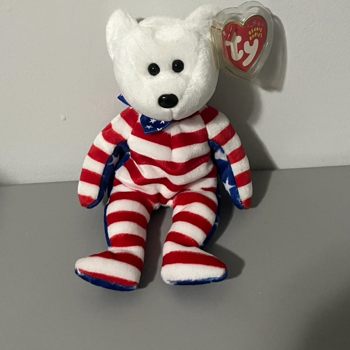 Ty Beanie Baby Liberty Bear NWT