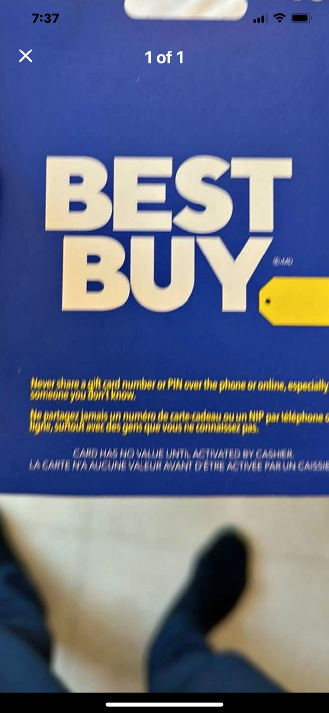 Best Buy Giftcard