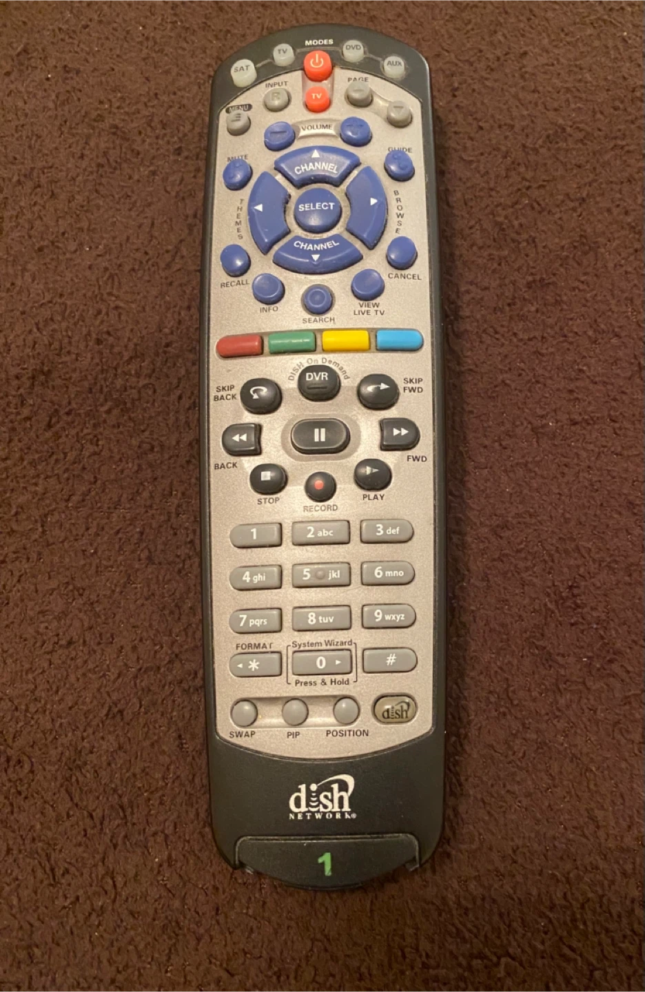 Dish Network 21.0 IR/UHF Pro Remote