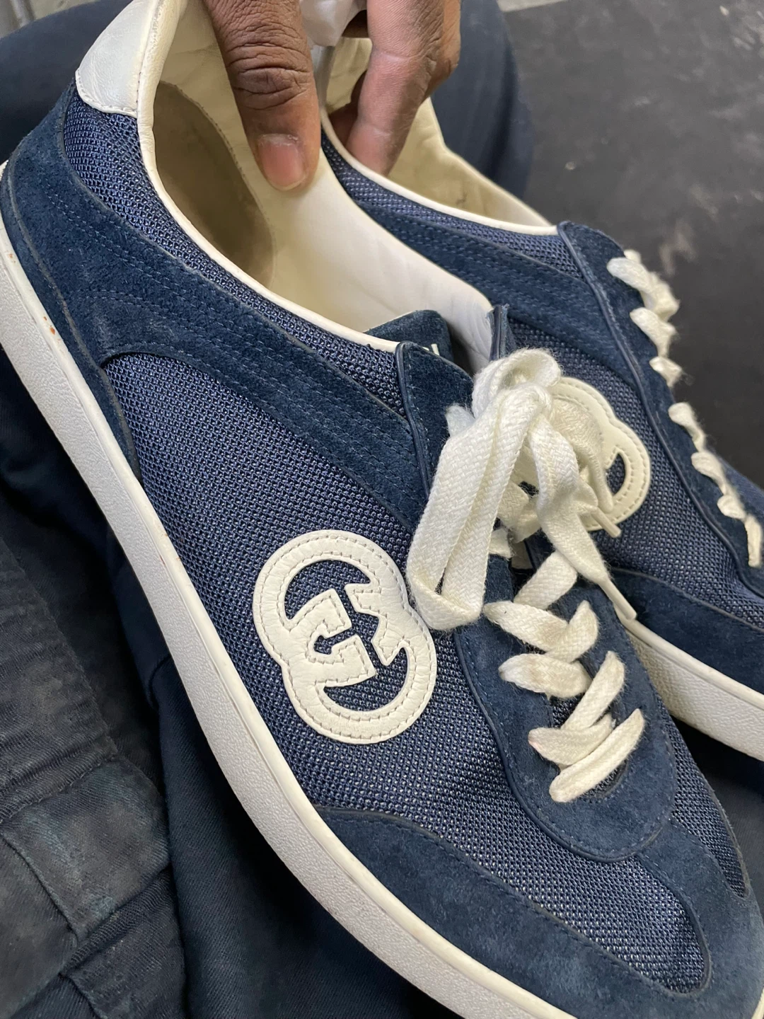 Gucci Blue Sneakers