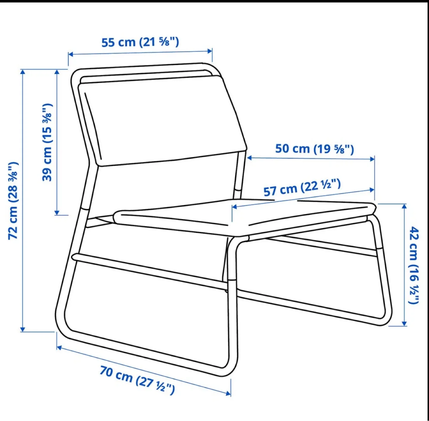 Ikea Stenlille Lounge Chair - Dark Grey image indicator(4)