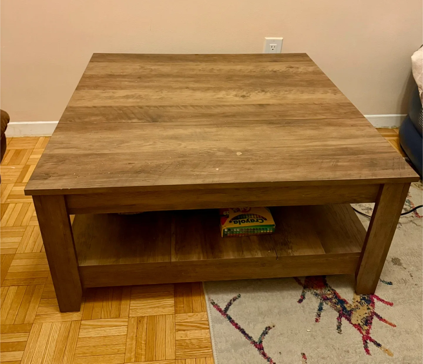 Square Coffee Table with Storage thumbnail