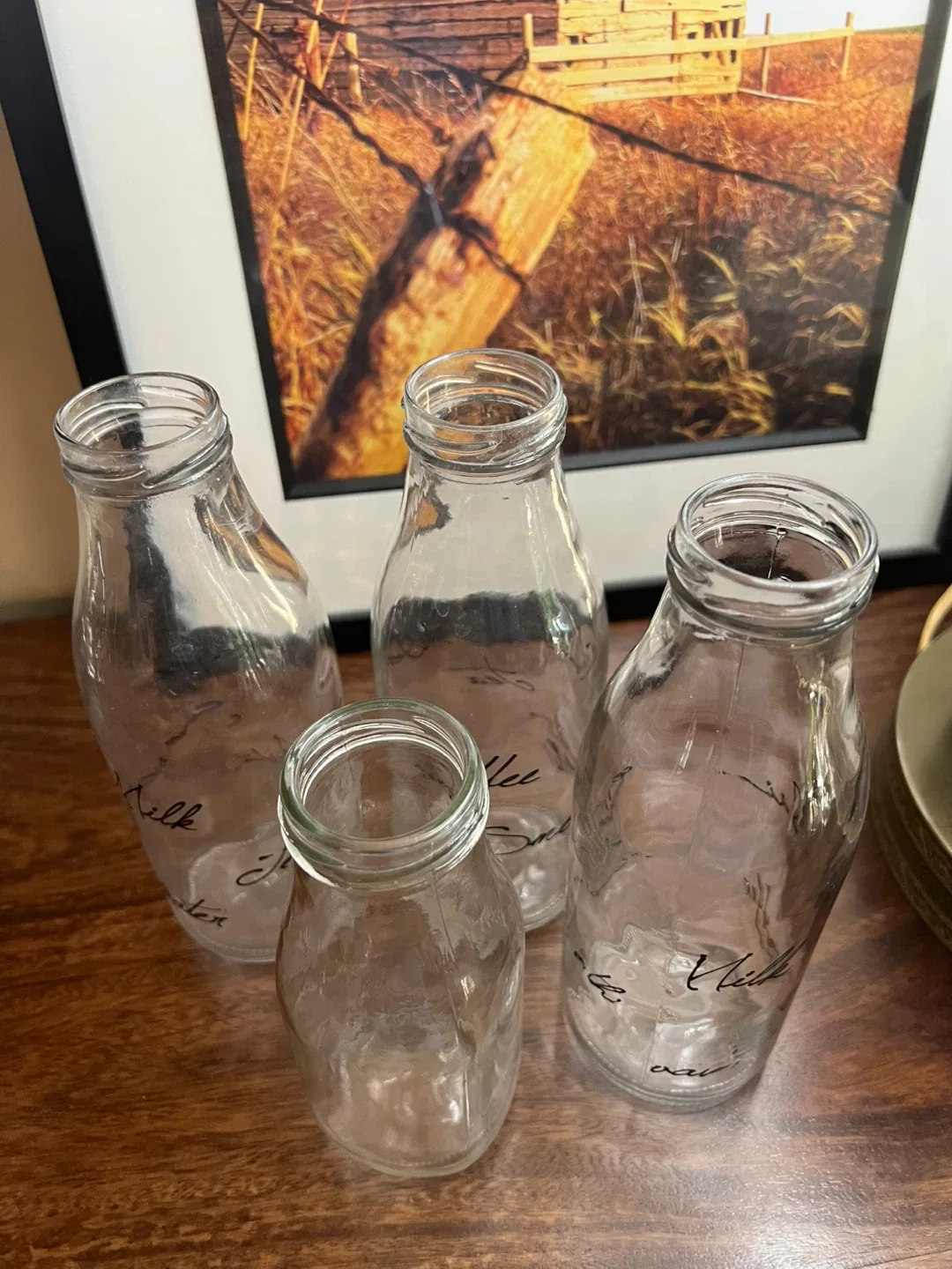 Set of 4 Decorative Glass Bottles image indicator(2)