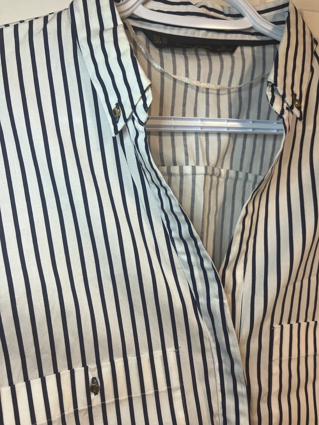 Zara Basic Striped Blouse - Size XL - photo 2