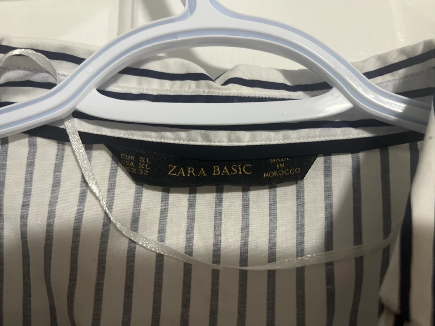 Zara Basic Striped Blouse - Size XL - photo 3