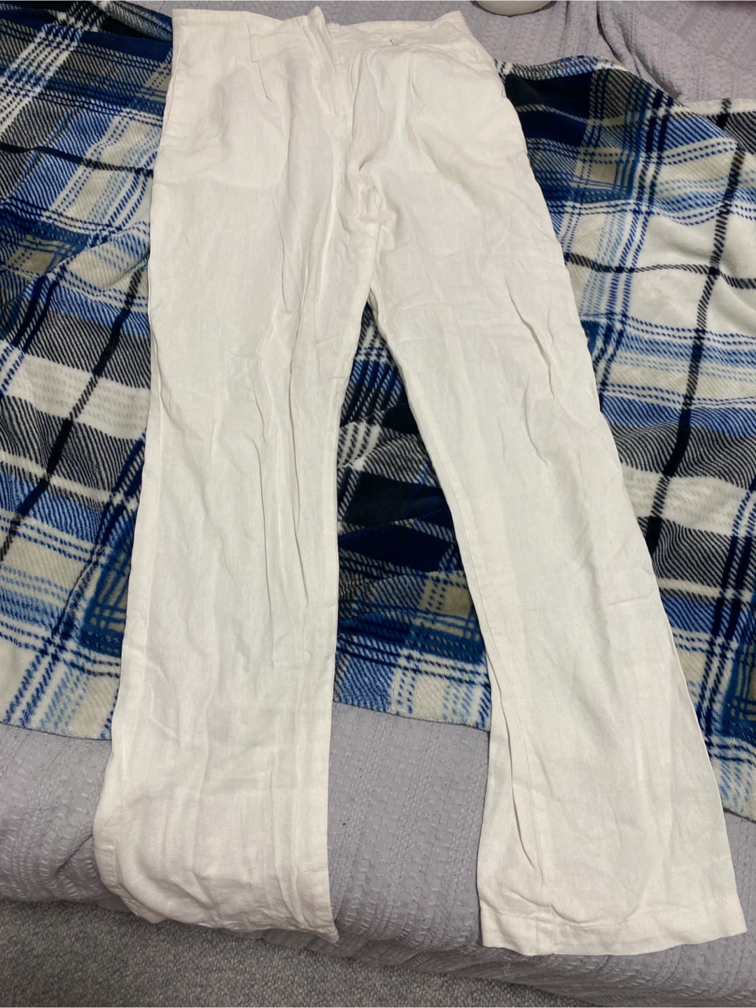 White Linen Pants