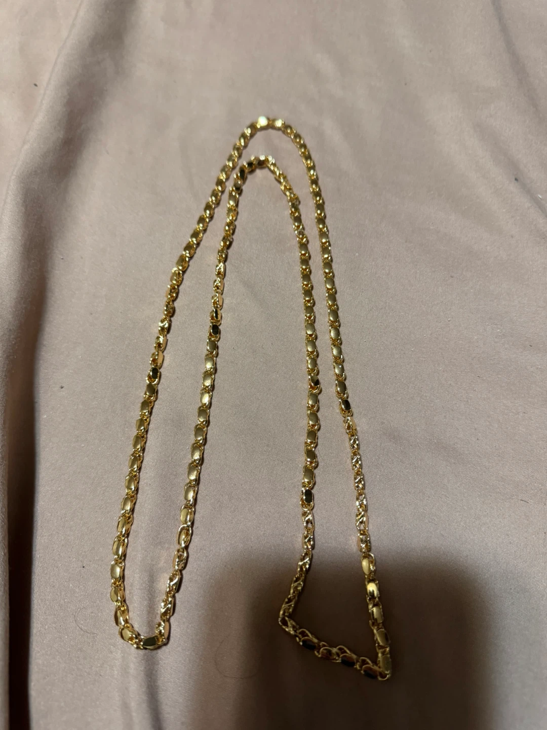 Gold plated Chain Necklace - photo 2
