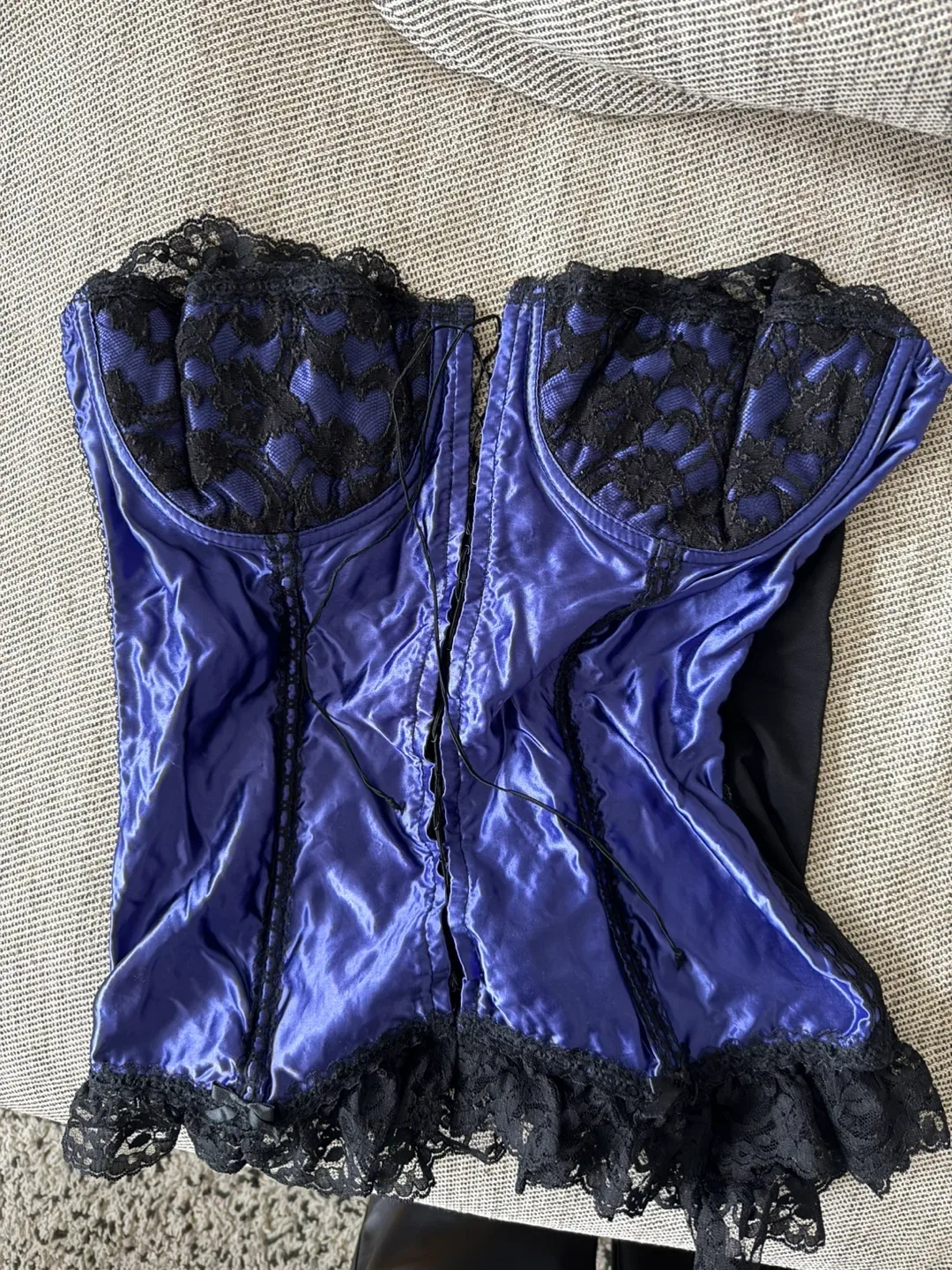 Vintage Lace Corset - Size 40C XL XXL Halloween Costune