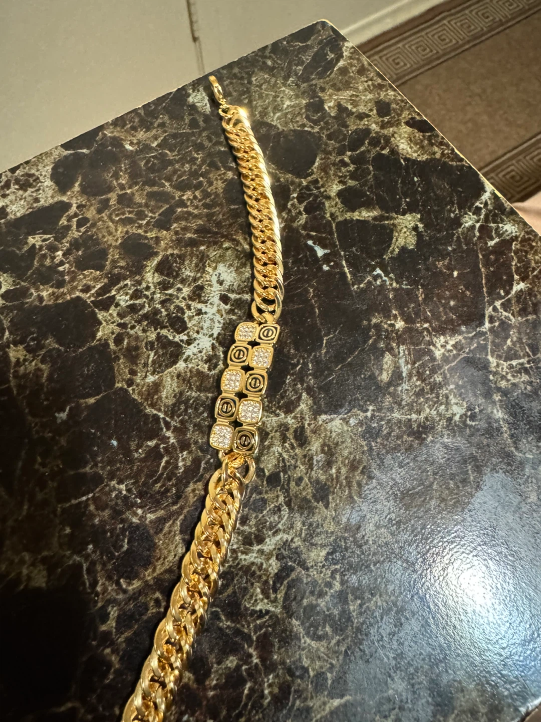 Gold-plated Tone Chain Bracelet