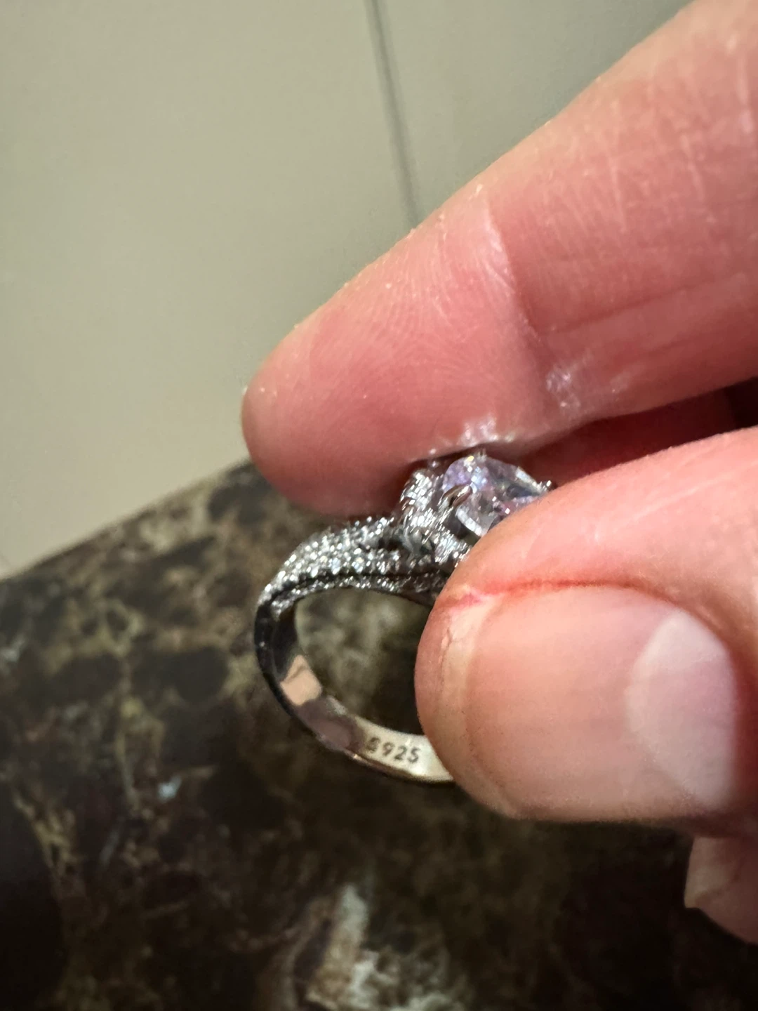 925 Sterling Silver Ring size 9 - photo 2