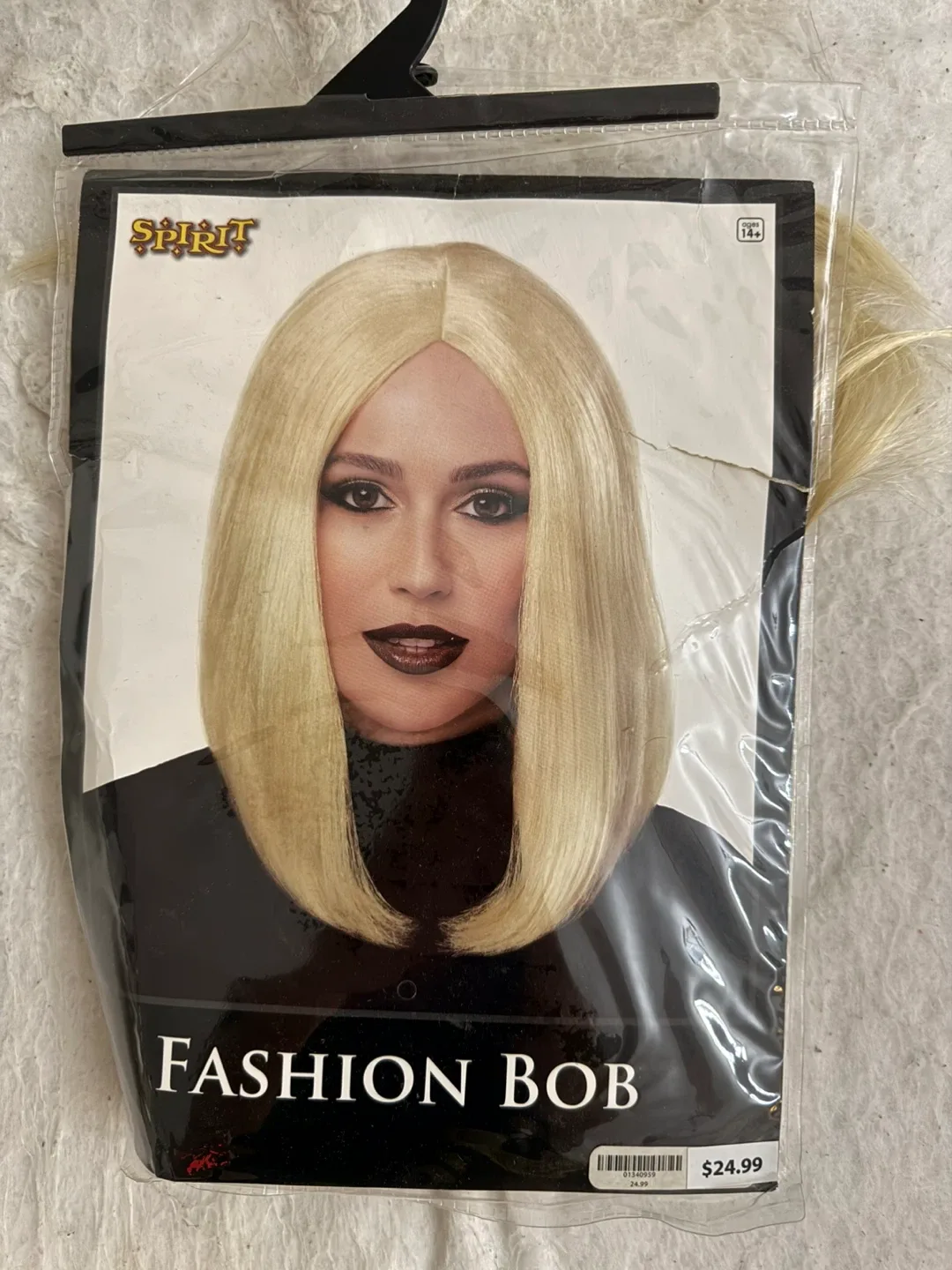Spirit Halloween Fashion Bob Wig - Blonde, New
