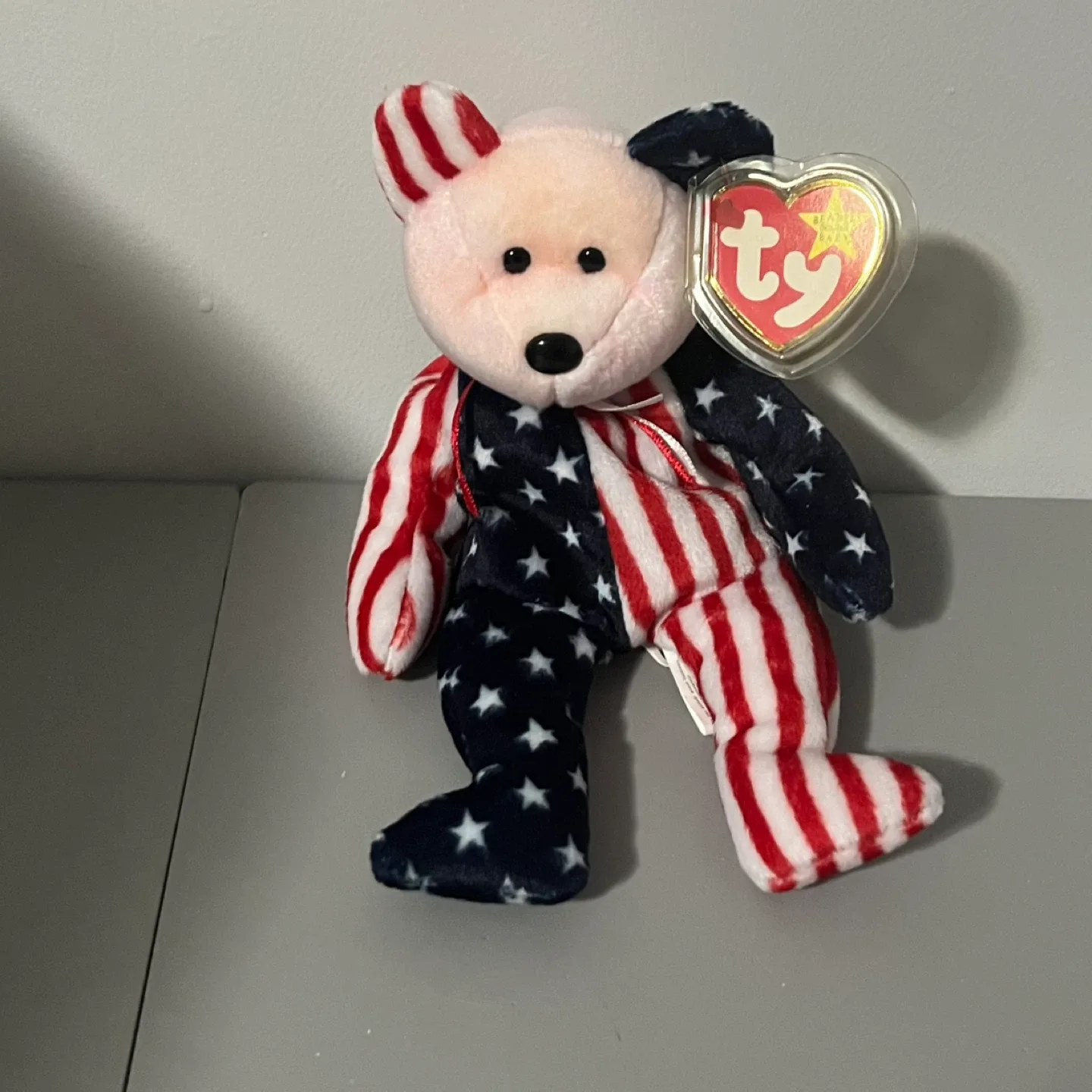 Ty Beanie Baby Spangles Pink Face 1999