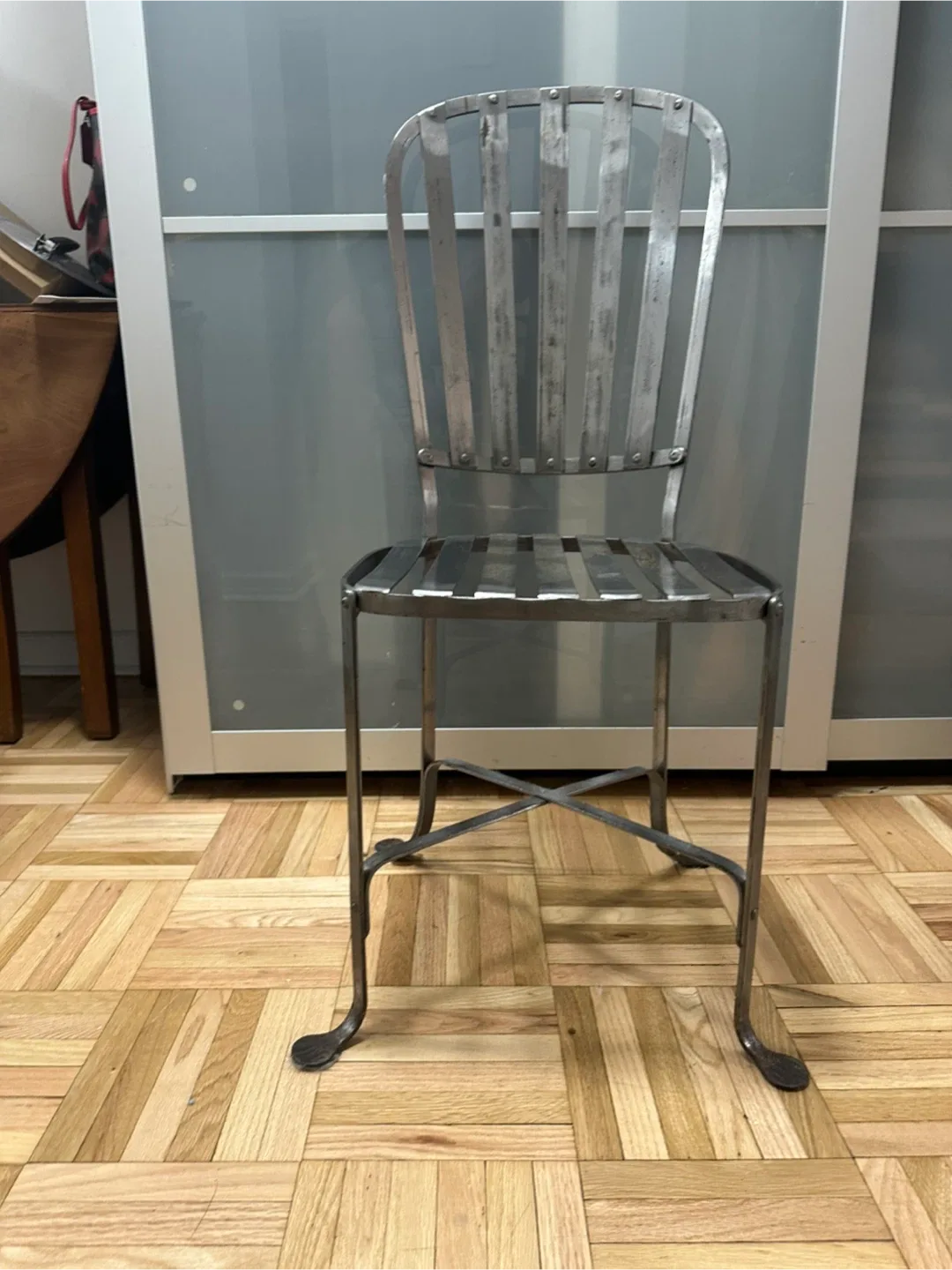 Metal Industrial Style Dining Chair image indicator(4)