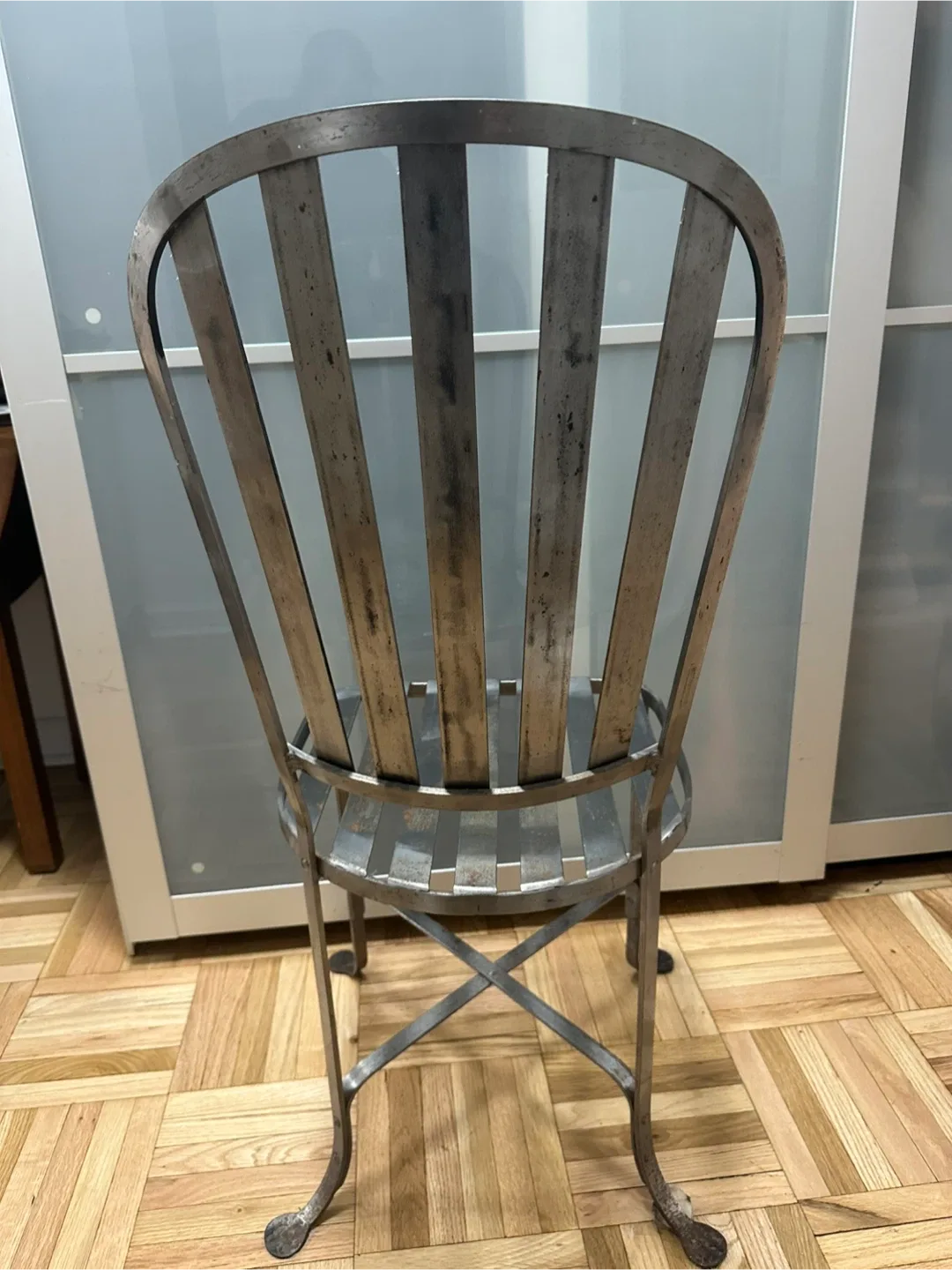 Metal Industrial Style Dining Chair image indicator(3)