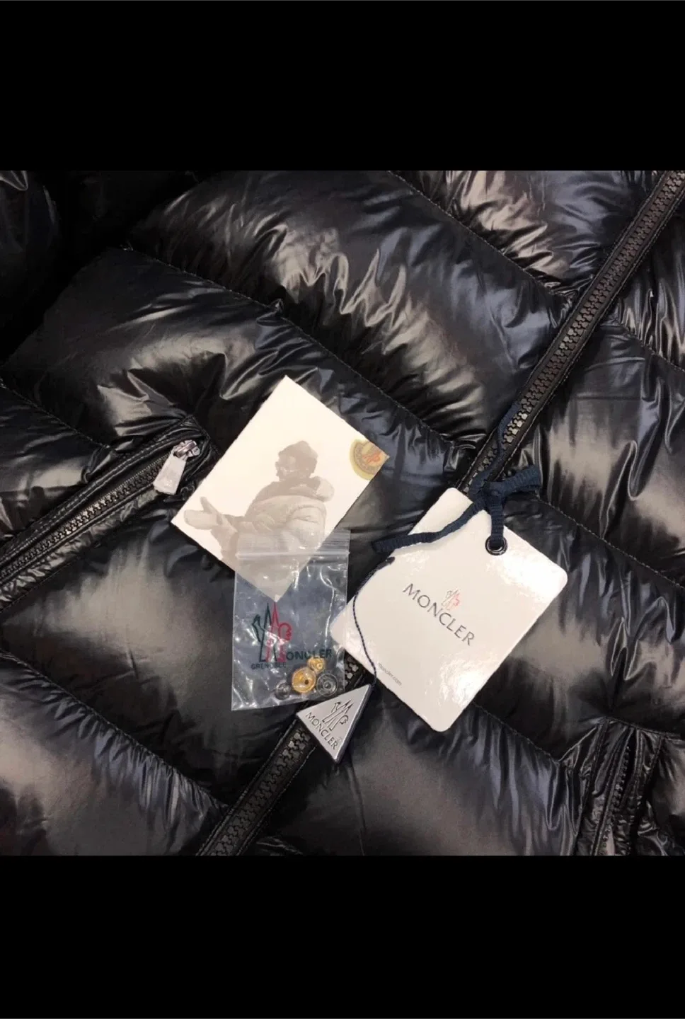 Moncler Black Puffer Jacket image indicator(4)