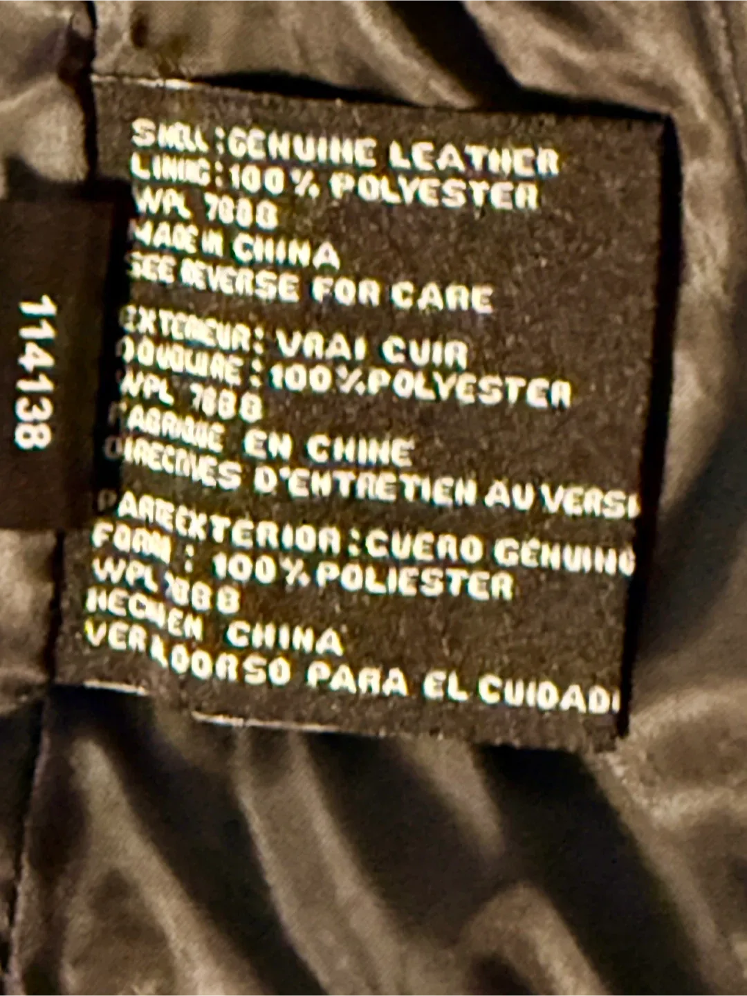 Michael Kors Leather Jacket, Size S image indicator(6)