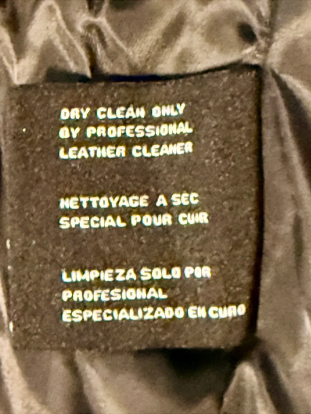 Michael Kors Leather Jacket, Size S image indicator(5)