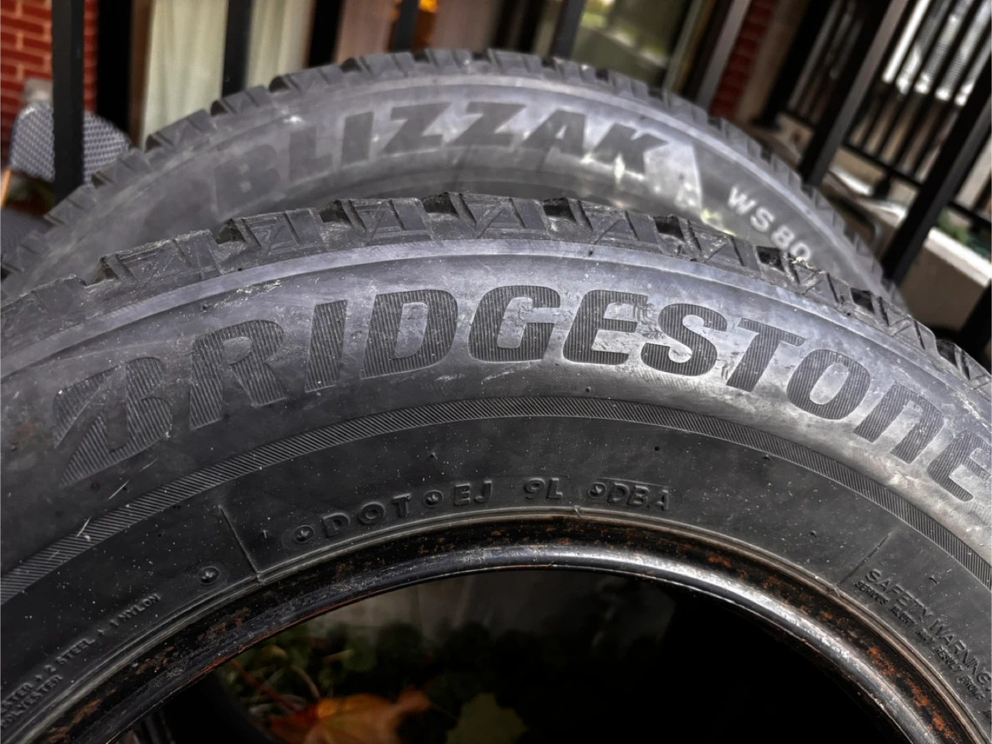 4 pneus d’hiver Bridgestone Blizzak 205/65R15 – excellent état - photo 2