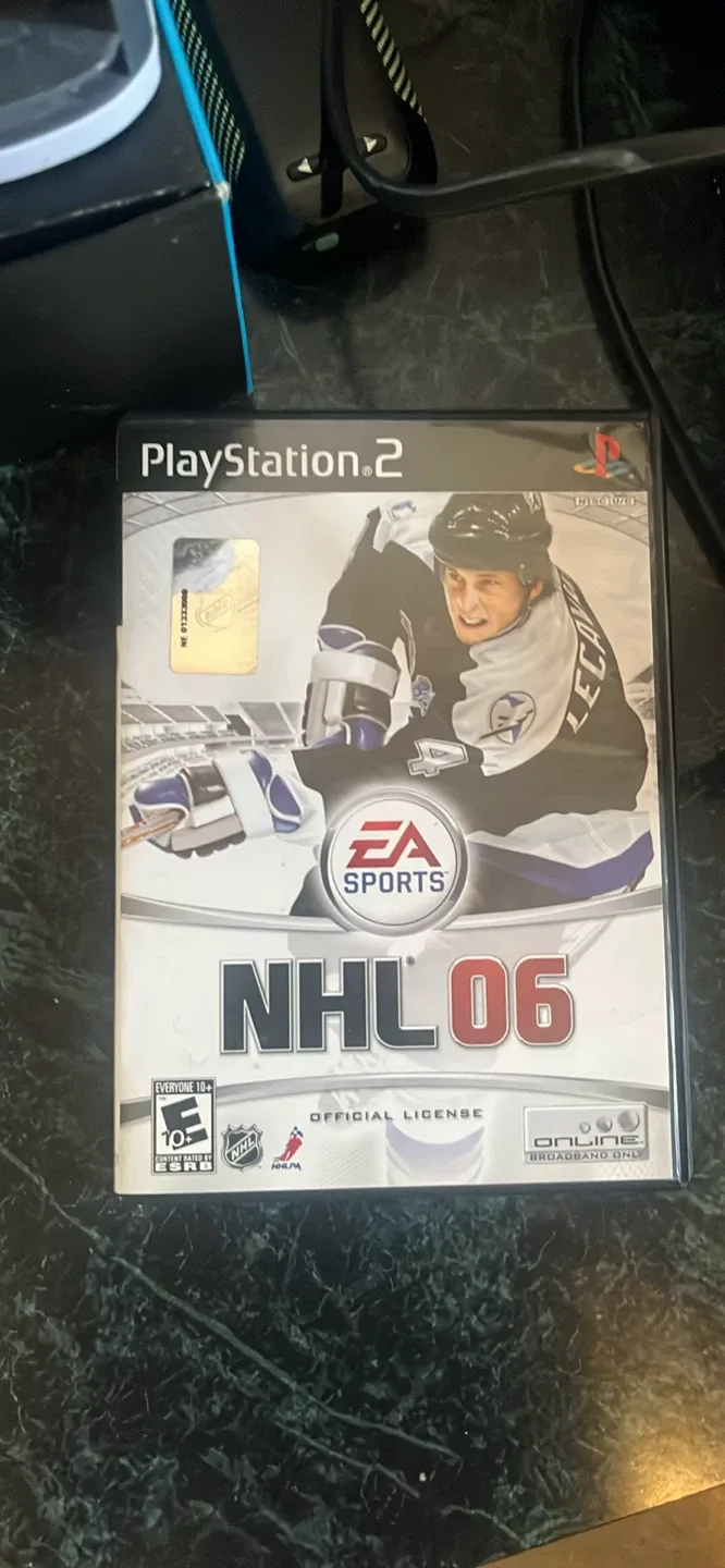 PlayStation 2 Console with NHL 06 Game image indicator(3)