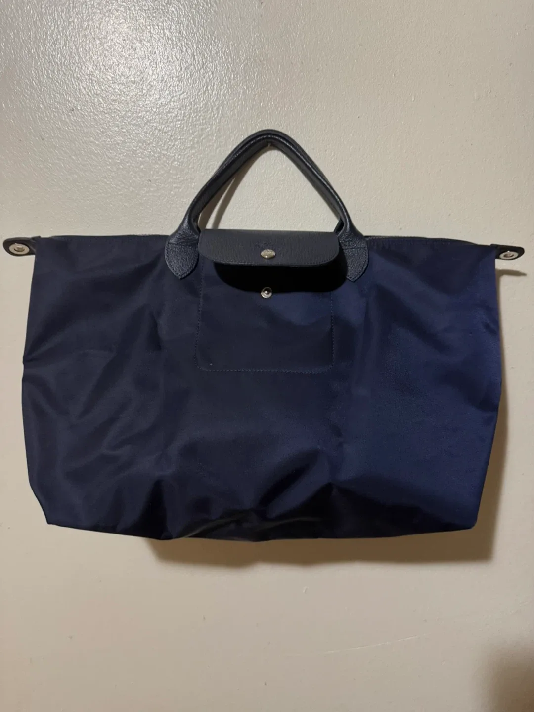 Longchamp Navy Blue Tote Bag thumbnail