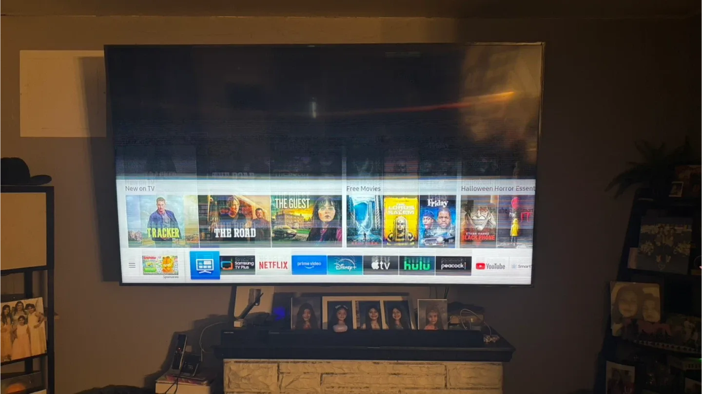 86 inch Samsung smart tv image indicator(4)