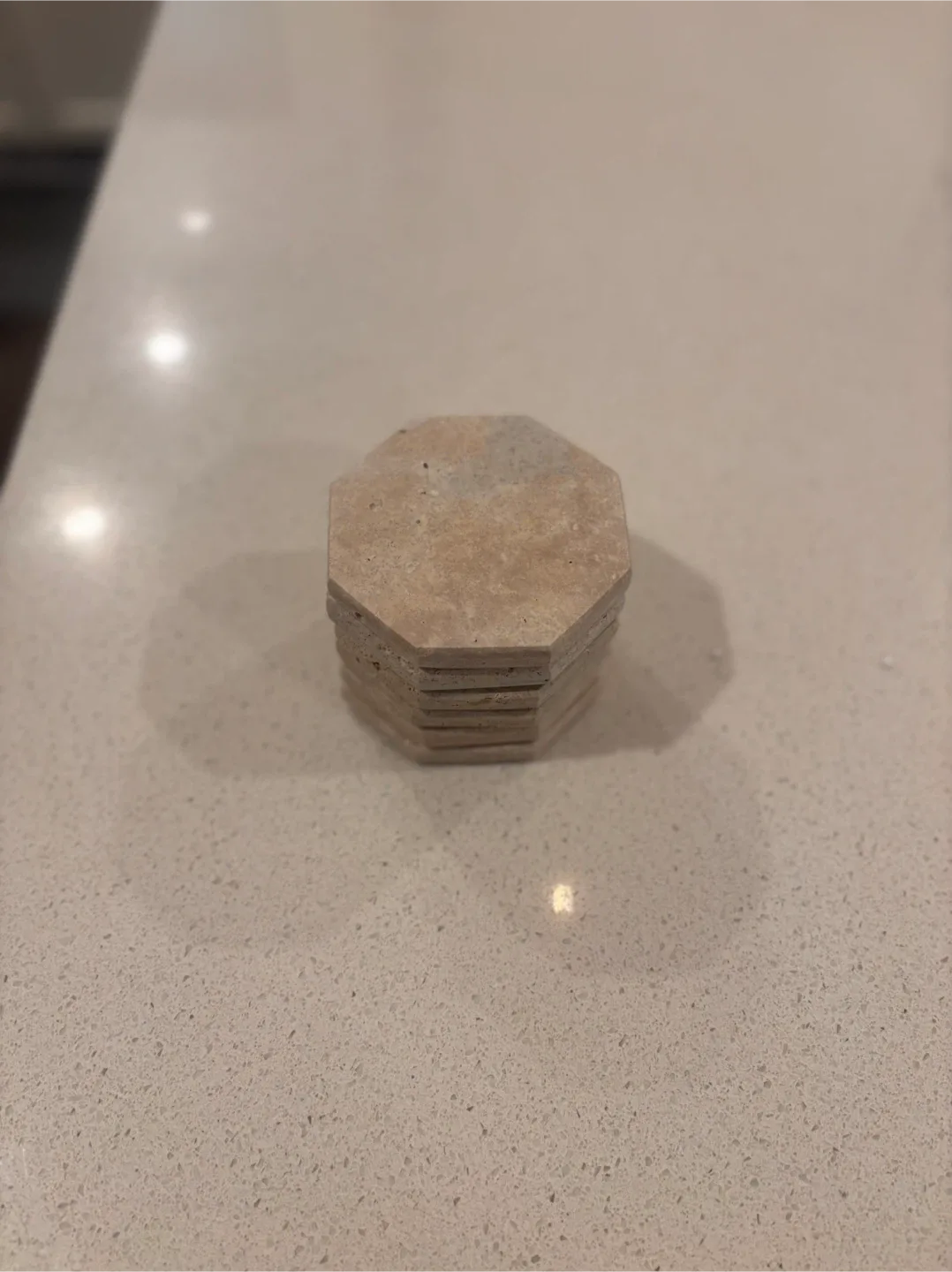 Set of 6 Stone Coasters - Octagon image indicator(5)