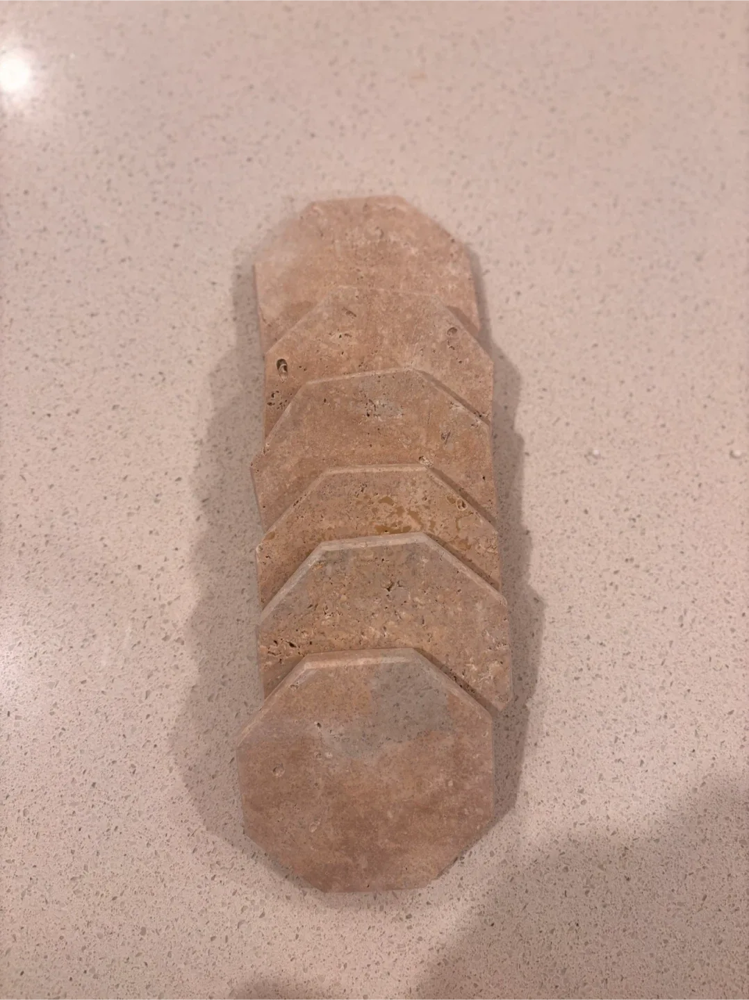 Set of 6 Stone Coasters - Octagon image indicator(3)