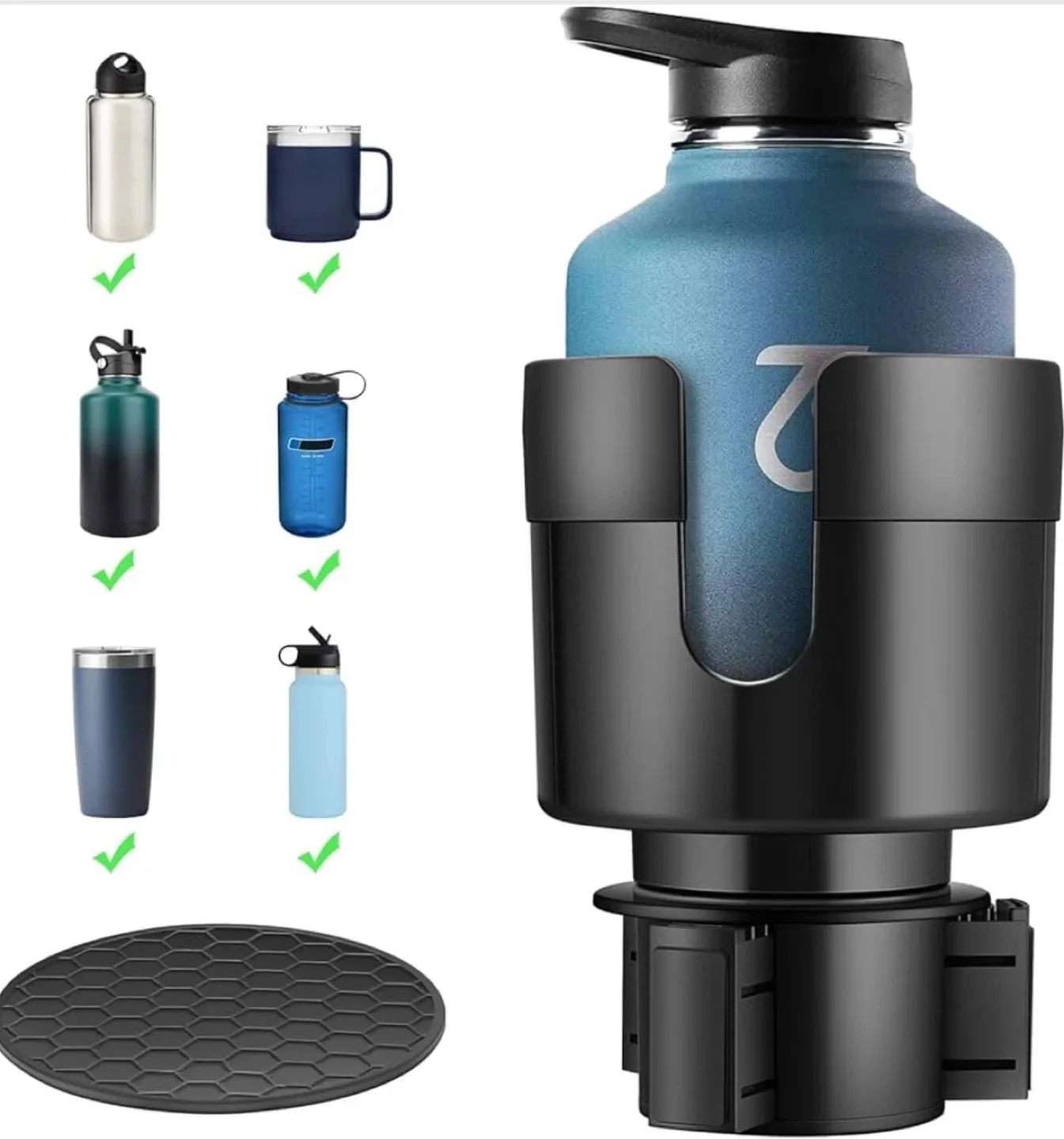 Car Cup Holder Expander Adapter