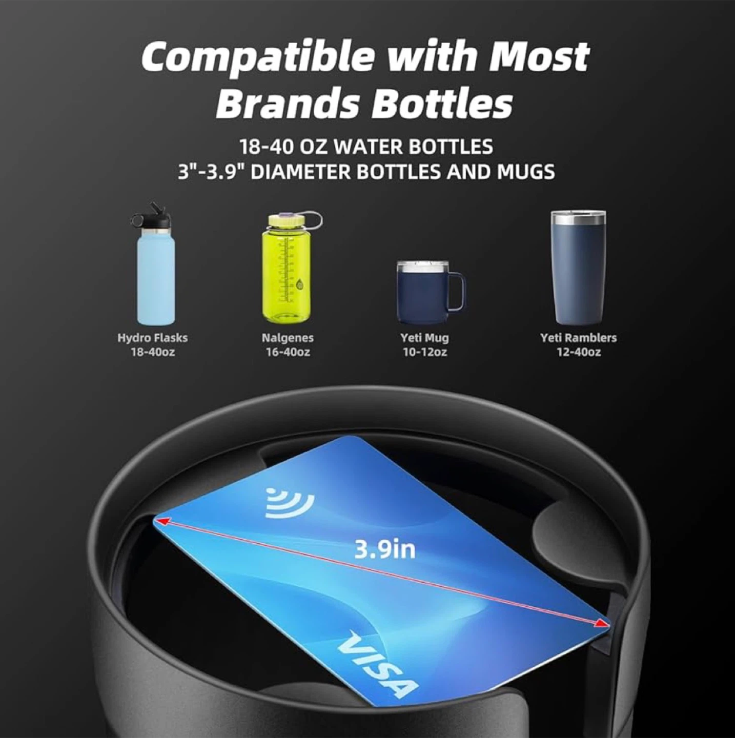 Car Cup Holder Expander Adapter - photo 4