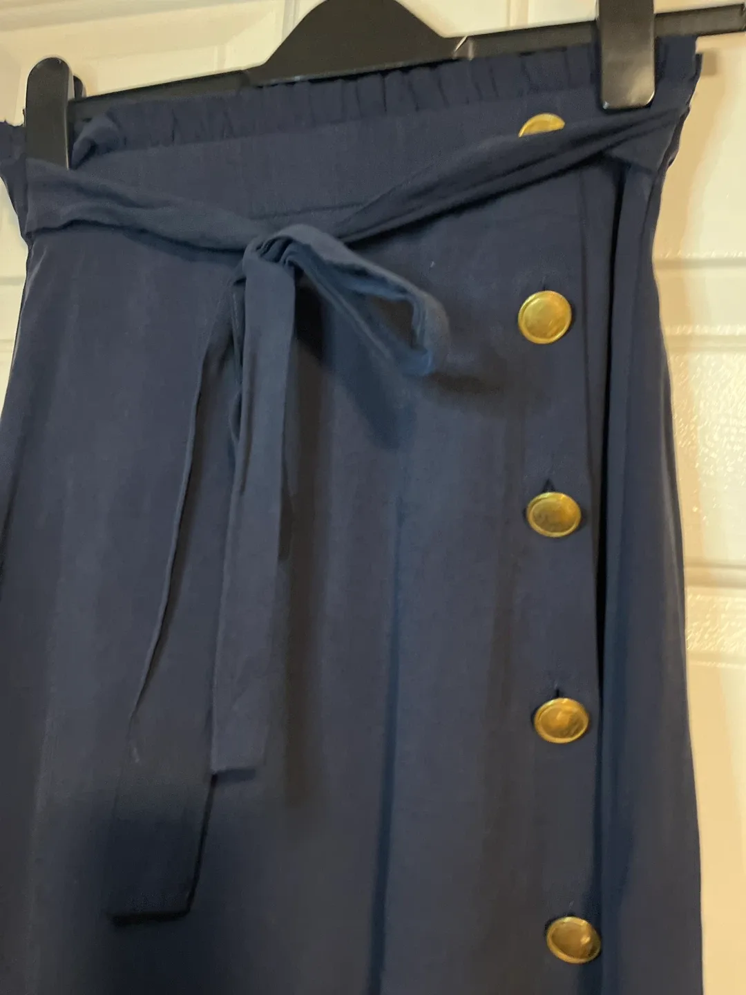 Zara Navy Blue Skirt - Size M image indicator(2)