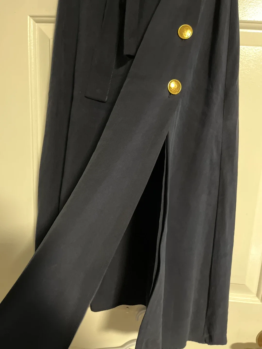 Zara Navy Blue Skirt - Size M image indicator(3)